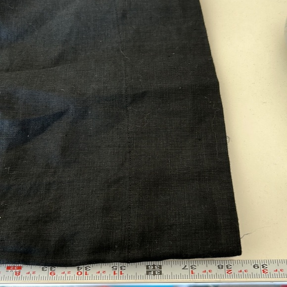 J Jill Dress Womens Medium Black 100 Linen Pocket Pullover Wide Strap Lagenlook - Picture 15 of 15